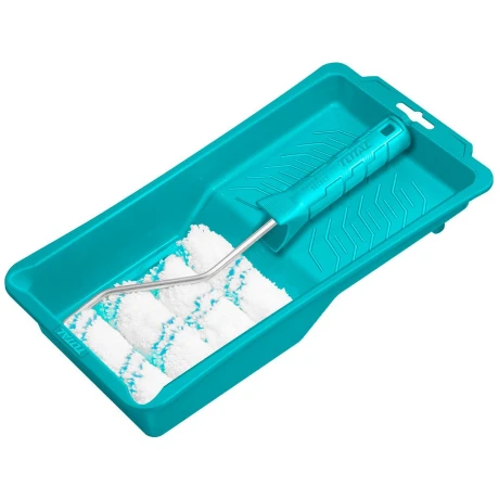 [102051] Set Bandeja P/Pintor Rodillo Fibra 6 x 100mm - Total