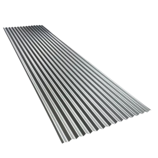 [101973] Chapa Aluminizada Cal 26 / 0,4mm x 98.2cm Z150 Ondulada - TIS