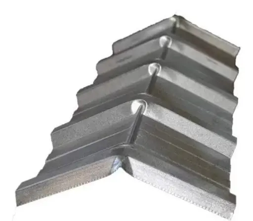 [101947] Cumbrera Chapa Teja Cal 24 - 50cm x 1m Aluminizada