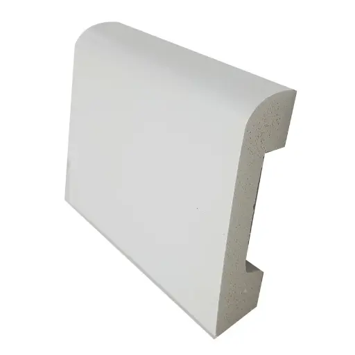 [101940] Zocalo PVC Arqui 585 - 70mm x 15mm x 5,7m - H06 Blanco