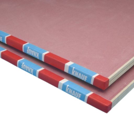 [101912] Placa Yeso Roja RF Knauf 15mm - 1.2m x 2.4m