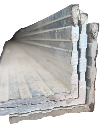 [101908] Angulo Aluminio Escuadra Armado 55 x 55mm x 4,9mm x 6,4m