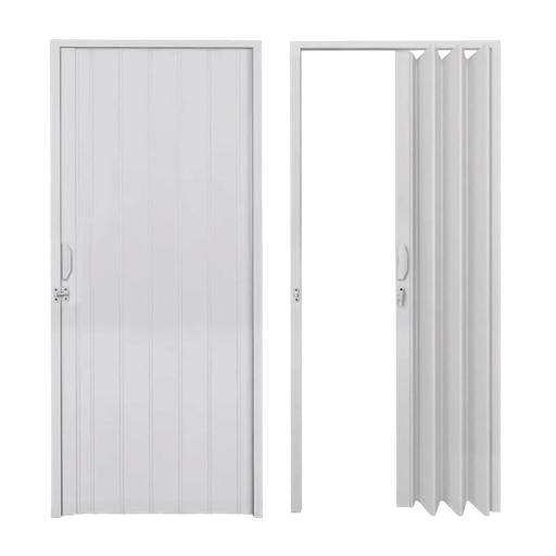 [101882] Puerta PVC Plegable Plasbil Blanca - 2,1m x 70cm
