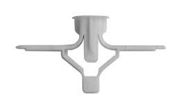 [101877] Taco Plastico Mariposa Yeso N1 - 4 a 16mm x UN