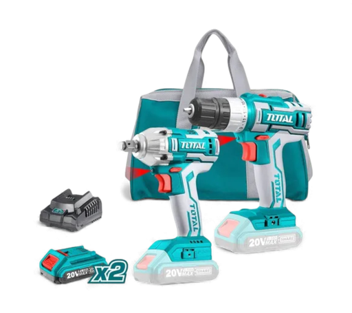 [101838] Kit 20V Llave Impacto 1/2 + Atornillador Bat 2A TCKLI2007 -