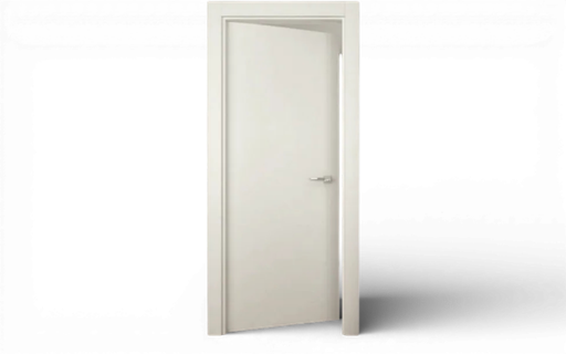 [101798] Puerta Interior Vert Lisa Blanca 85cm x 2.10m x M14cm