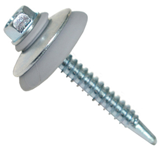 [101794] Tornillo para  Policarbonato C/Capuchon y Arandela PVC - 2´´