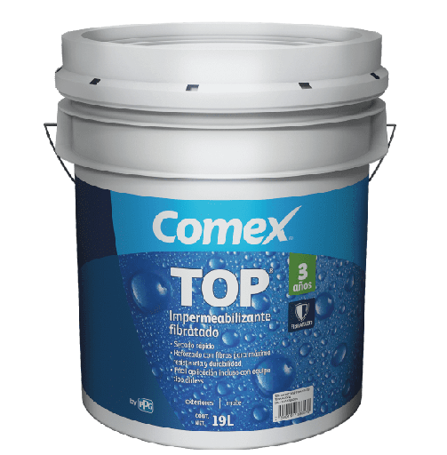 [101777] TOP Reciclado Llantas Blanco 19L Comex 3 Años-