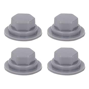 [101758] Tapa Plastica Para Cabeza Tornillos Hexagonal - Rojas x 50 U