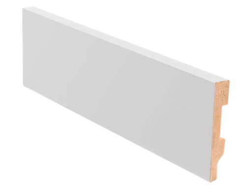 [101738] Zócalo EPS Blanco Liso 20mm x 120mm x 2.25m JC70