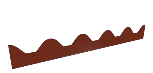 [101642] Cierre Frontal Euro Panel Teja Colonial x 2m Terracota x UN