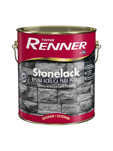 [101637] Pintura Transparente Brillo Barniz Ladrillo Stonelack 3.6 L