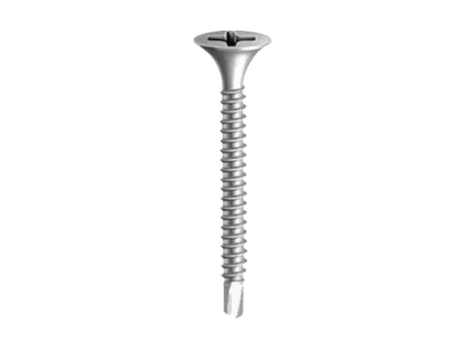 [101608] Tornillo T3 Punta Mecha Galvanizados + Alas 5mm x 38mm x 100 UN