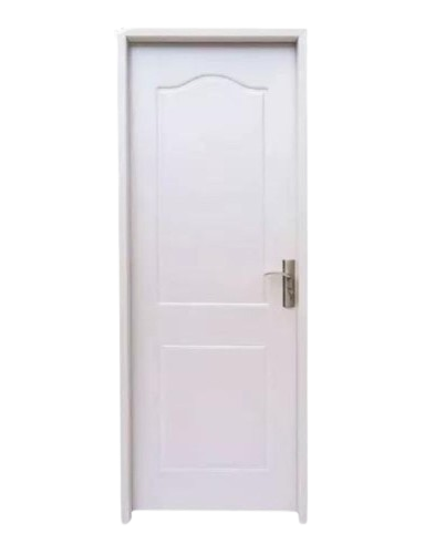 [101369] Puerta MDF + Film PVC + Contramarco Colonial Blanca Izquierda