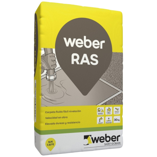 [101344] Weber Ras - Auto Nivelante Pisos 30 Kg