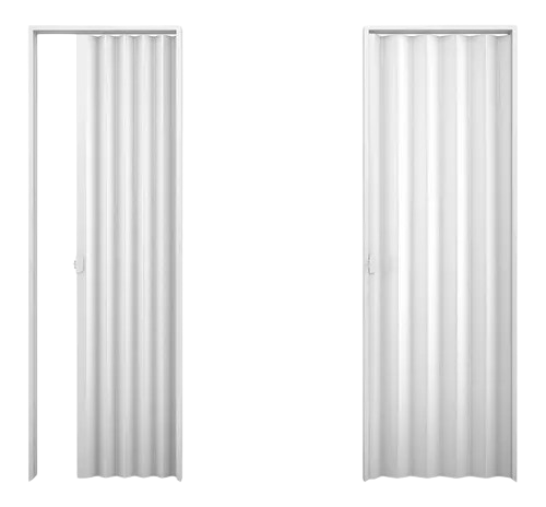[101331] Puerta PVC Plegable Plasbil Blanca - 2,1m x 90cm
