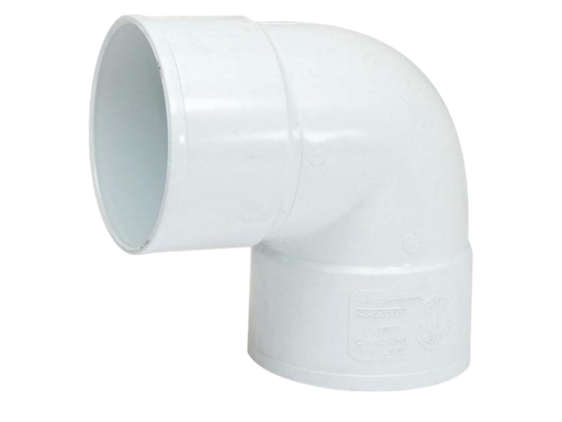 [101240] Codo PVC 50mm 90° x 3.2mm Macho/Hembra - Nicoll