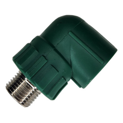 [101210] Codo 20mm x 1/2`` A 90 - Termofusion Inserto Macho - Nicoll