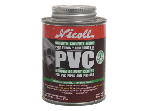 [101202] Pegamento Medio PVC 1/8 GL Verde - Nicoll