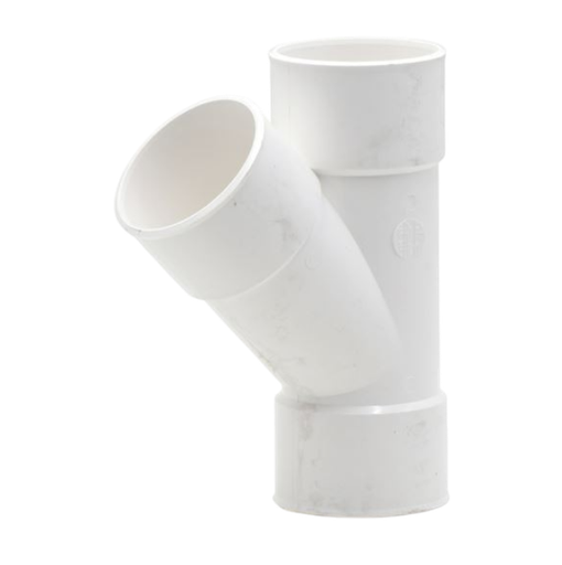 [101189] Ramal ( Y ) PVC (VNLT) BCO 110 x 63mm 45 - HH - Nicoll