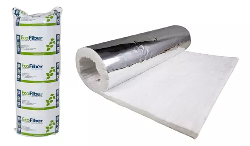 [101144] Lana Aislación PET Aluminizada Ecofiber Flex 35mm x 15m2