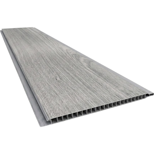 [101135] PVC Cielo Raso Junta Seca Gris Beta 8mm - 4m x 20cm