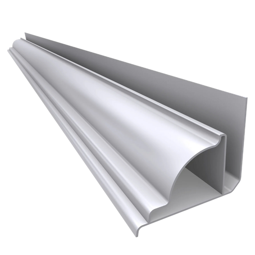 [101105] PVC Perimetral Media Caña Blanca Pecho Paloma x 6m - Plasbil - Premium