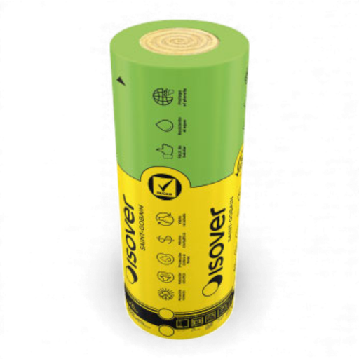 [101095] Lana de Vidrio ISOVER Con Aluminio 70mm x 1.2m x 12m - 14.4m2