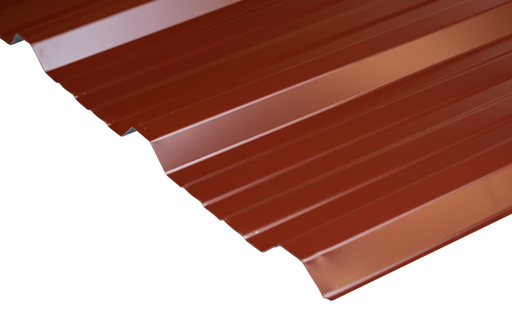 [101023] Chapa Trapezoidal Prepintada Terracota - Cal 26 Util 1m