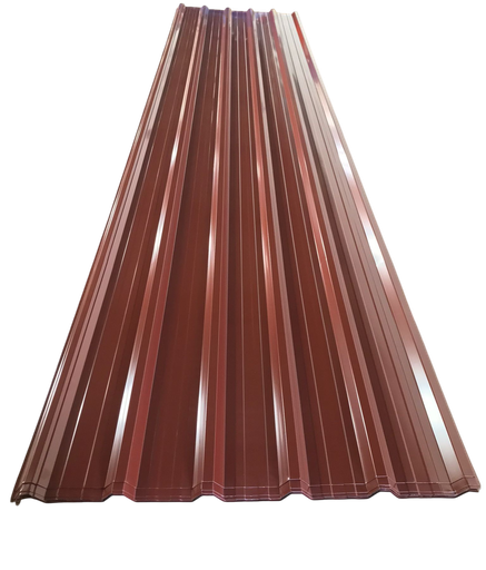 [101023] Chapa Trapezoidal Prepintada Terracota - Cal 26 Util 1m