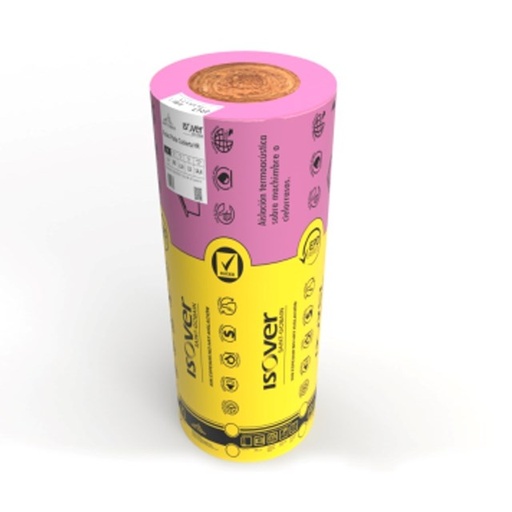 [100976] Lana ISOVER 50mm Con Aluminio - 1,2m x 18m - 21,6 m2