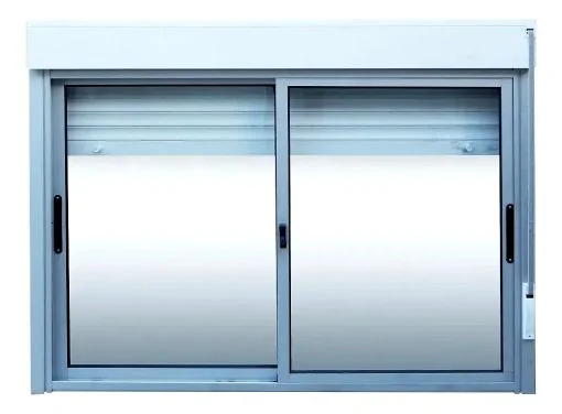 [100913] Aluminio Ventana Serie 20 - 150cm x 120cm + Monoblock PVC