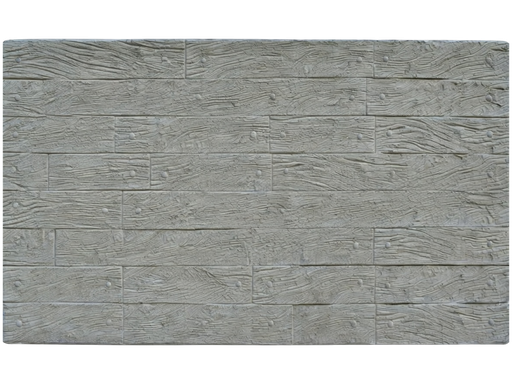 [100768] Placa Muro Hormigón 2m x 40cm x 40mm Símil Madera Clavada