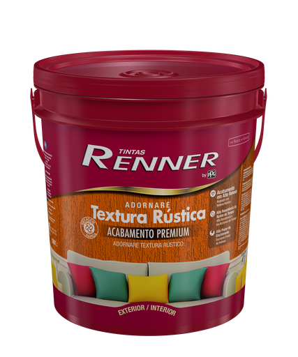 [100736] Pintura Textura Rustica Base Blanca - RV3575 - 25 Kg Renner