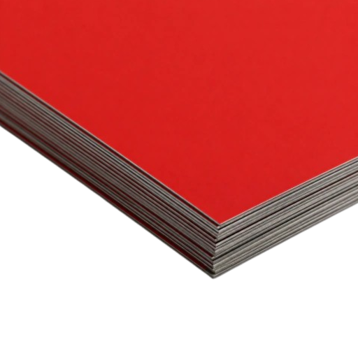 [100653] Chapa Lisa Roja 1,2m x 2,5m - 0,5mm