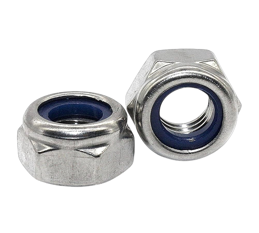 [100562] Tuerca de Hierro Zincadas 3/8´´ Autoblocantes Freno
