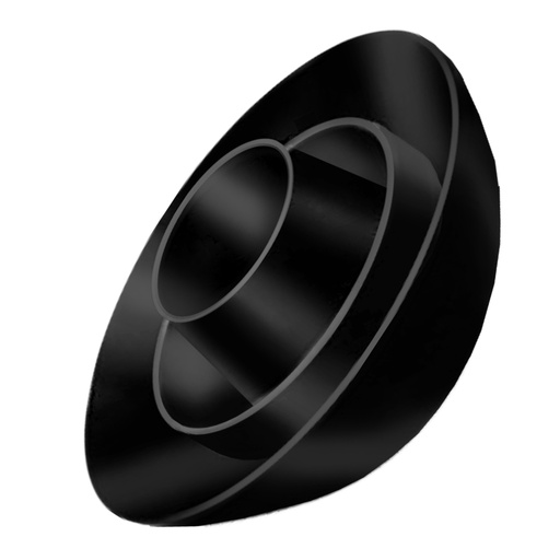 [100327] Arandela Curva PVC Negra 5/16 - 8mm