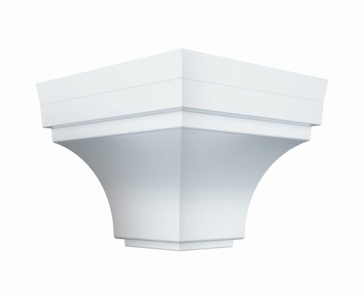 [100271] PVC Esquinero Exterior Plasbil - Blanco