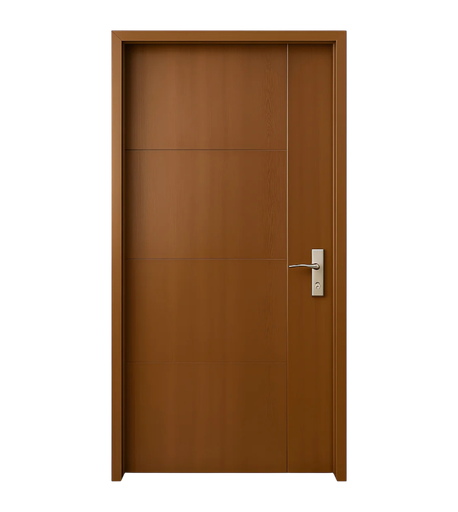 [100246] Puerta Interior Madera - 75cm x 2.05m Marco 10cm Derecha