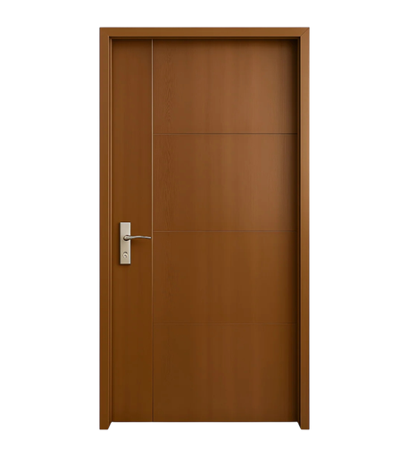 [100245] Puerta Interior Madera - 75cm x 2.05m Marco 10cm Izquierda