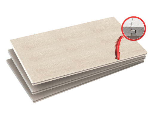 [100225] Placa Fibrocemento Machimbrada Entre Piso 1.20 x 2.40m x 20mm