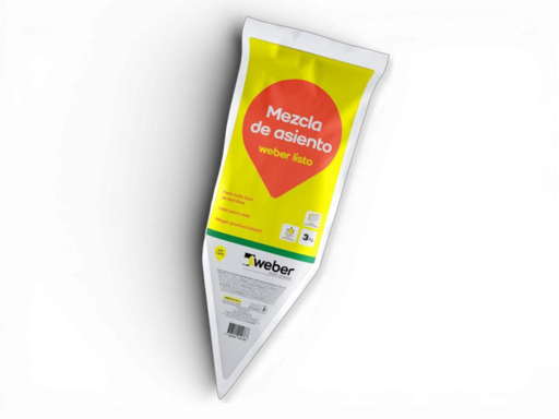 [100134] Weber Listo Mezcla Mortero de Asiento - 3 Kg