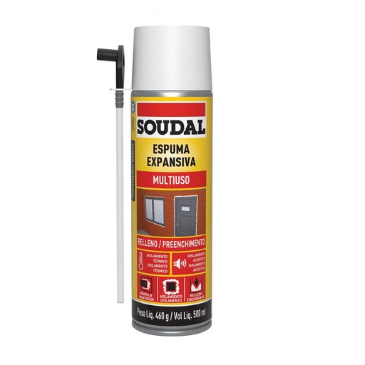 [100077] Espuma Poliuretano Soudal - 500ml