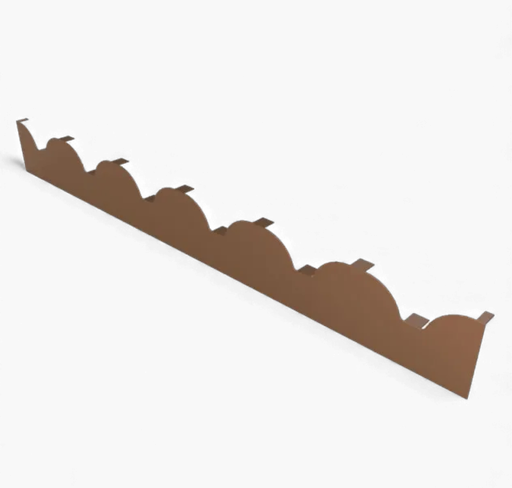 [100061] Cierre Frontal Euro Teja Poliuretano - 2 m