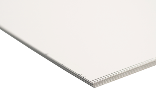 [100051] Chapa Prepintada Lisa Blanca 1.22 x 1 - Cla 25 - Nacional