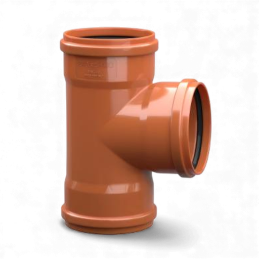 [102619] Ramal T - PVC REDI 200mm 90º - HH - Nicoll 9051987