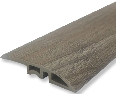 [102632] Junta Reducción PVC Símil Madera Tipo T x 2.4m - YM 6045-1