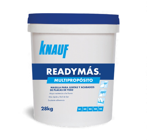 [102642] Masilla KNAUF Readymas Balde 27 Kg 50003033304