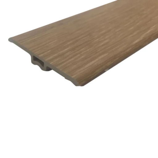 [102650] Junta Dilatación PVC Símil Madera Tipo T x 2.4m - YM 6189-1
