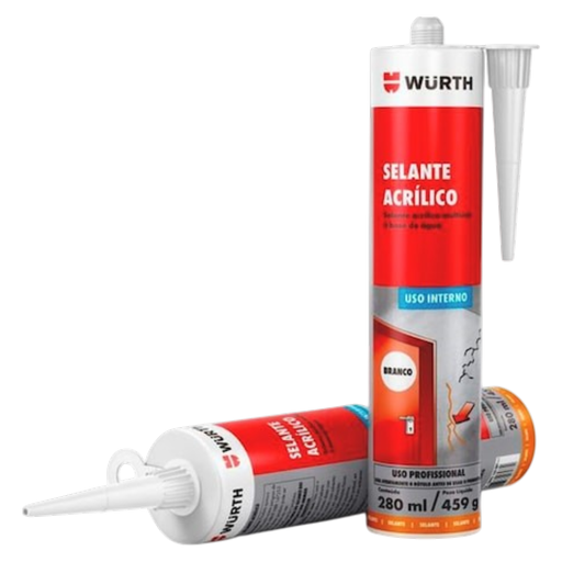 [102670] Sellador Acrílico Siliconado Blanco 280ml Wurth